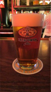 En god öl på Heartland Brewery